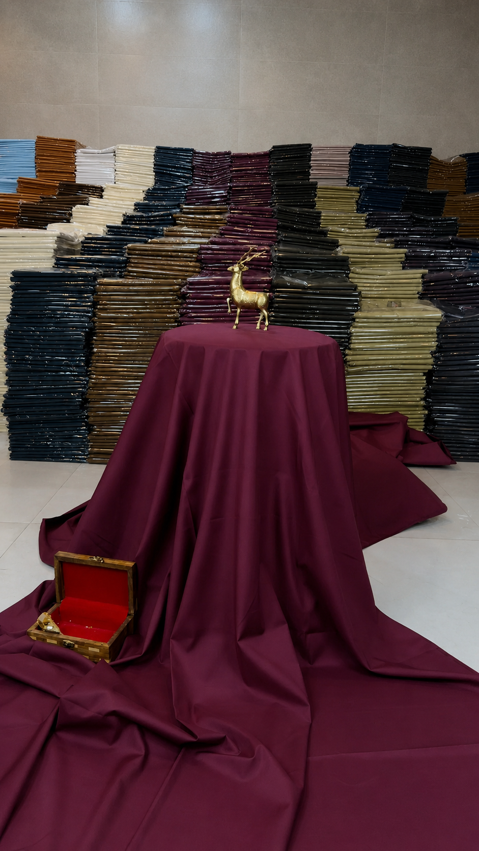 Italian Wash N Wear Maroon